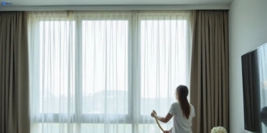 Delicate sheer drape cleaning petrie Matty Curtain Cleaning
